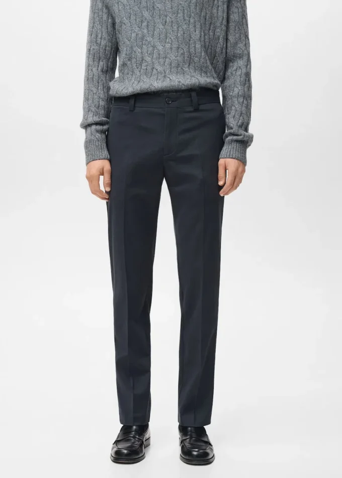 Bawełniane spodnie o regularnym kroju Bawełniane spodnie o regularnym kroju