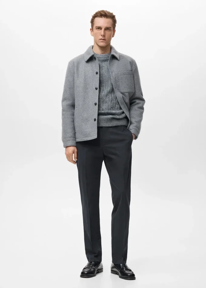 Bawełniane spodnie o regularnym kroju Bawełniane spodnie o regularnym kroju