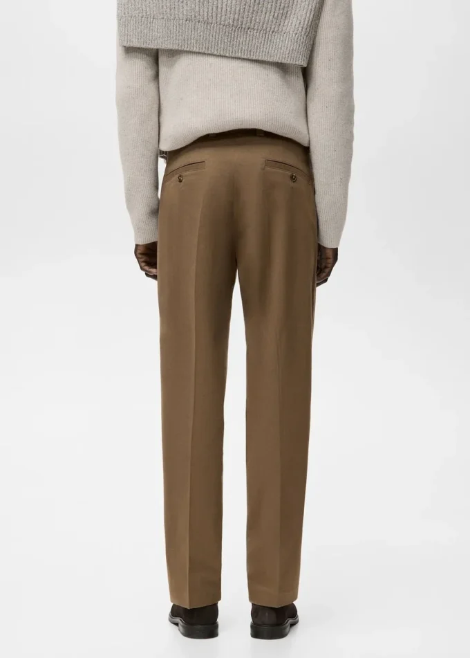 Bawełniane spodnie o regularnym kroju Bawełniane spodnie o regularnym kroju