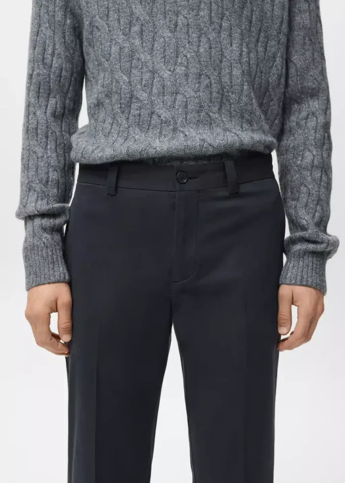 Bawełniane spodnie o regularnym kroju Bawełniane spodnie o regularnym kroju