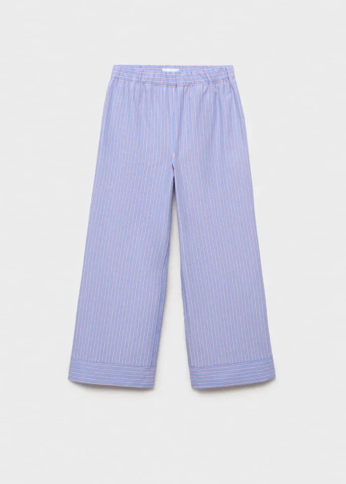 Bawełniane spodnie w paski Bawełniane spodnie w paski