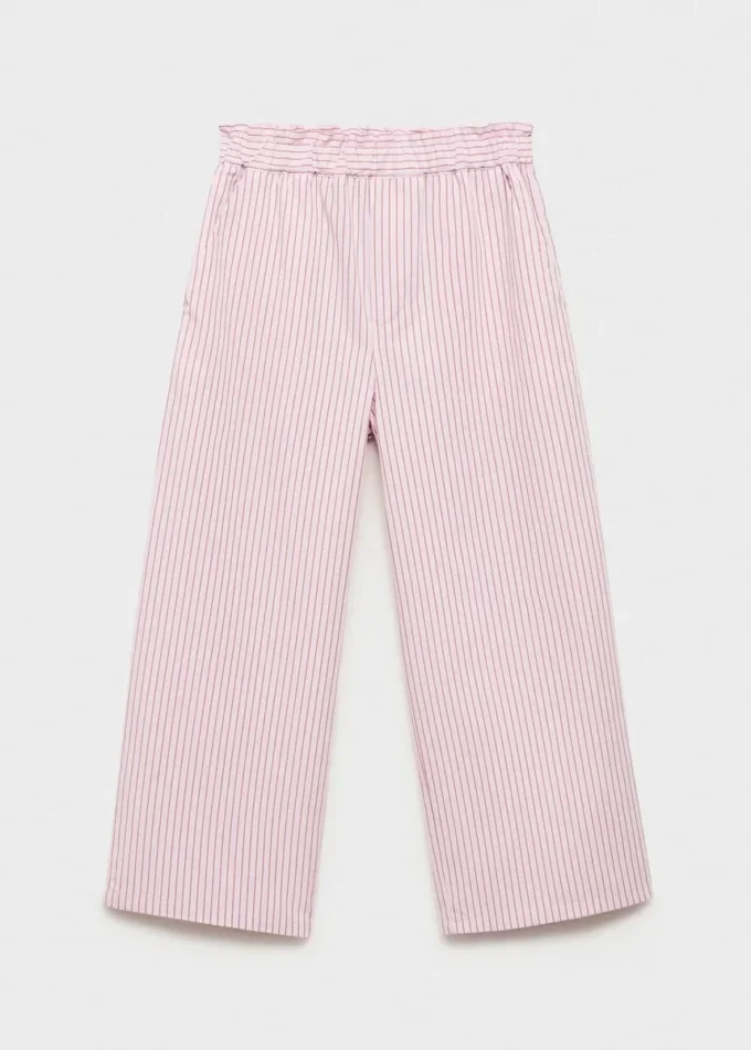 Bawełniane spodnie w paski Bawełniane spodnie w paski