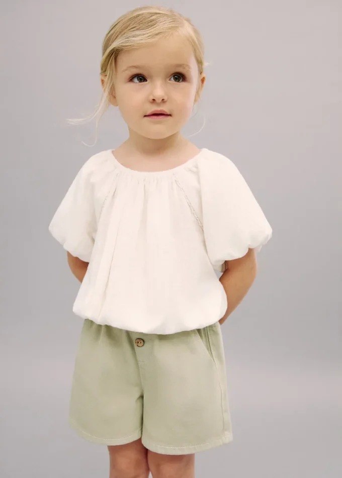 Bawełniane szorty z efektem dżinsu Bawełniane szorty z efektem dżinsu