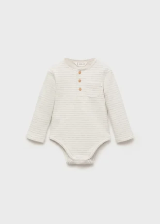 Bawełniany body w paski