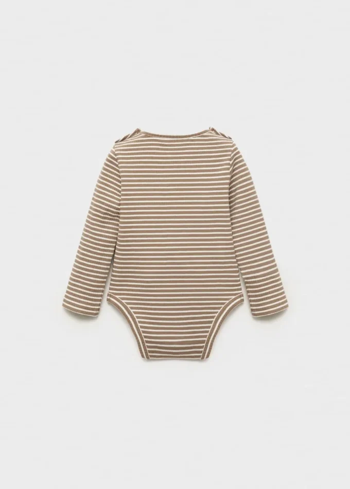 Bawełniany body w paski Bawełniany body w paski