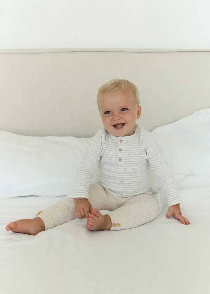 Bawełniany body w paski dla niemowląt Bawełniany body w paski dla niemowląt