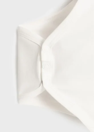 Bawełniany body z dekoltem babydoll