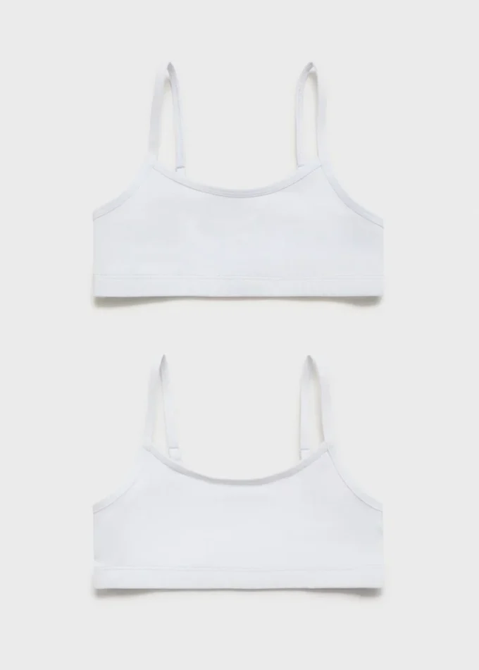 Bawełniany stanik bandeau Bawełniany stanik bandeau