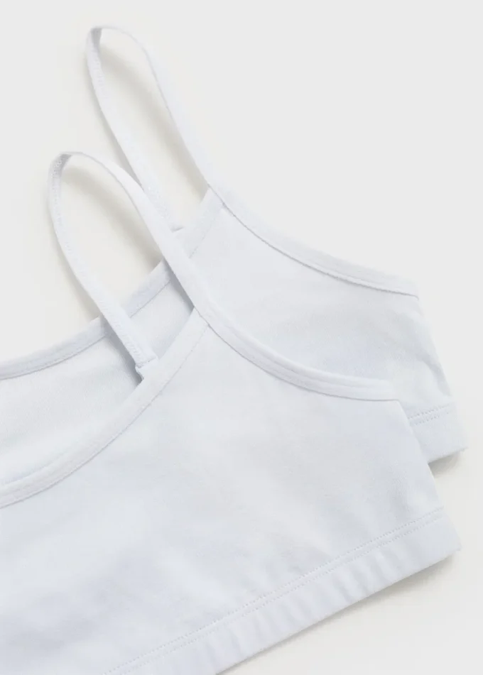 Bawełniany stanik bandeau Bawełniany stanik bandeau