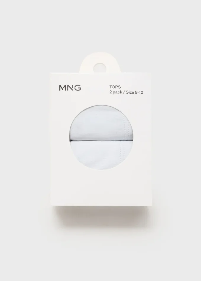 Bawełniany stanik bandeau Bawełniany stanik bandeau