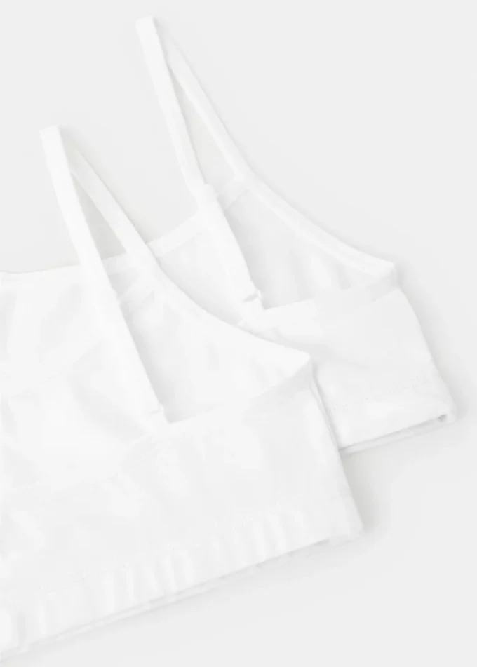 Bawełniany stanik bandeau Bawełniany stanik bandeau