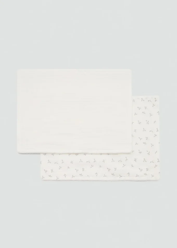 Bawełniany szal z nadrukiem mini kwiatów Bawełniany szal z nadrukiem mini kwiatów