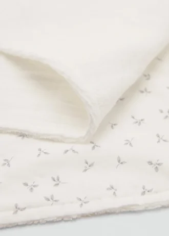 Bawełniany szal z nadrukiem mini kwiatów