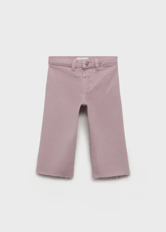 Bezszwowe dżinsy z postrzępionymi brzegami