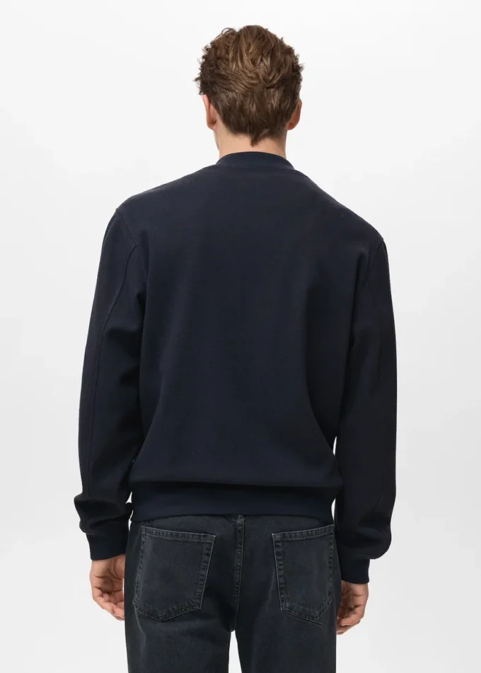 Bluza bomberka z kapturem i zamkiem błyskawicznym Bluza bomberka z kapturem i zamkiem błyskawicznym