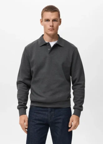 Bluza polo o regularnym kroju