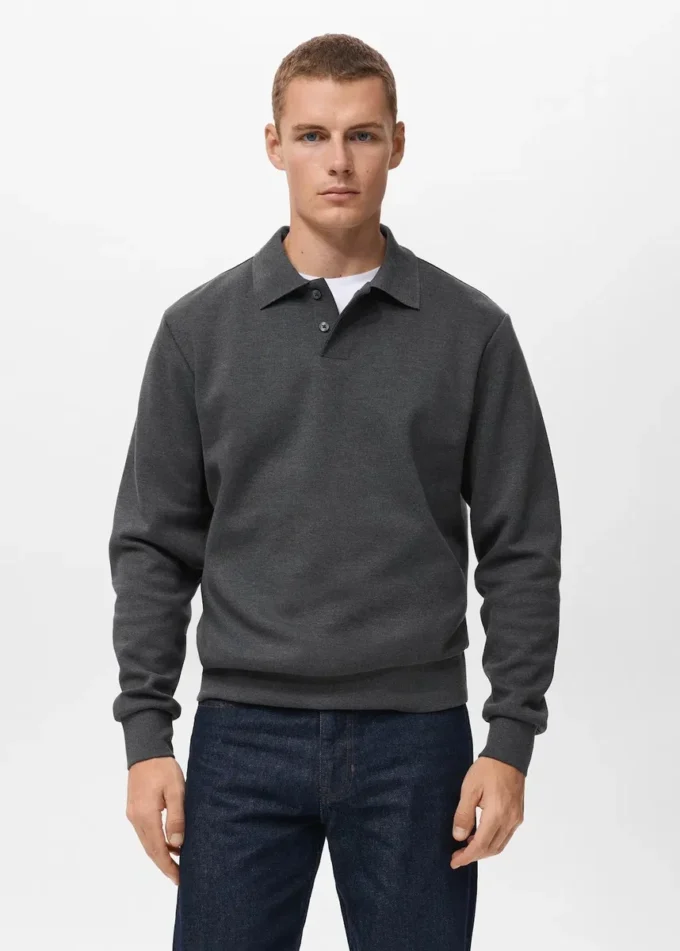 Bluza polo o regularnym kroju Bluza polo o regularnym kroju