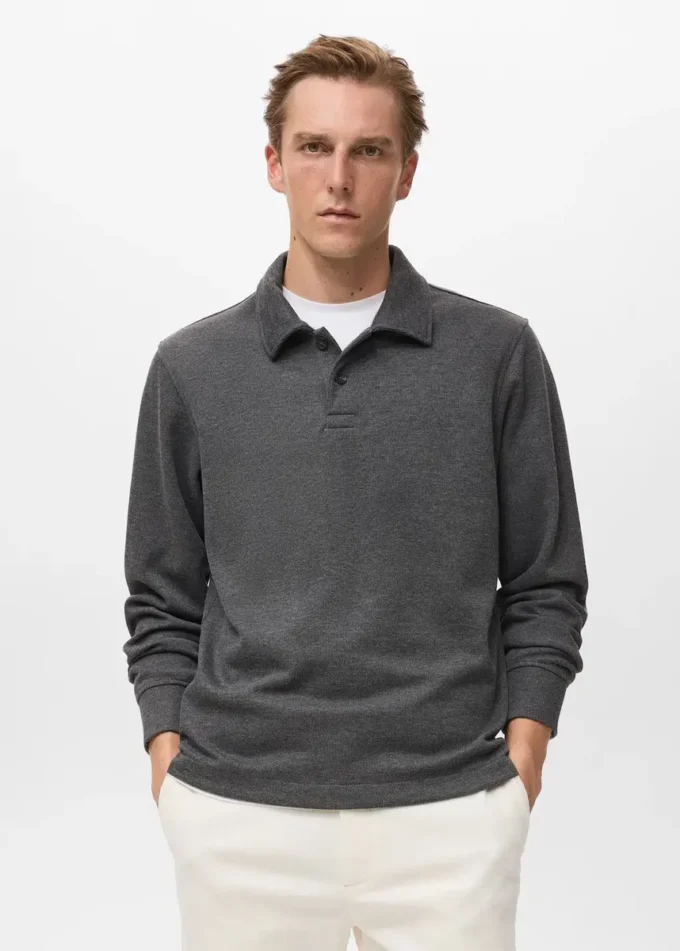 Bluza polo o regularnym kroju Bluza polo o regularnym kroju