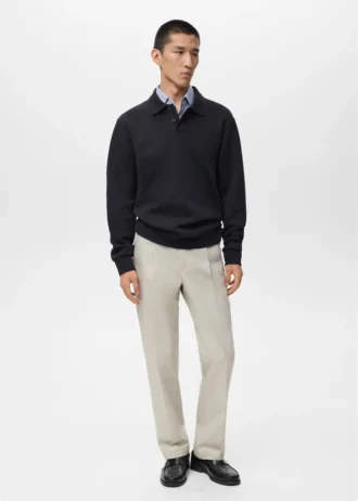 Bluza polo o regularnym kroju