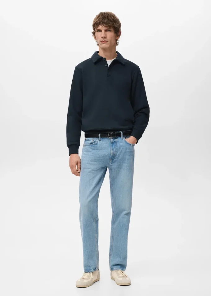 Bluza polo o regularnym kroju Bluza polo o regularnym kroju