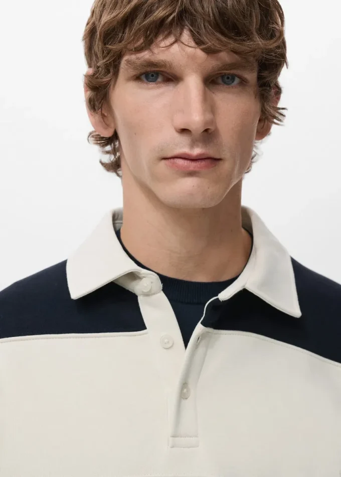 Bluza polo w paski Bluza polo w paski