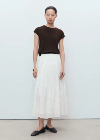 Bluza z dzianiny bawełnianej z krótkim rękawem