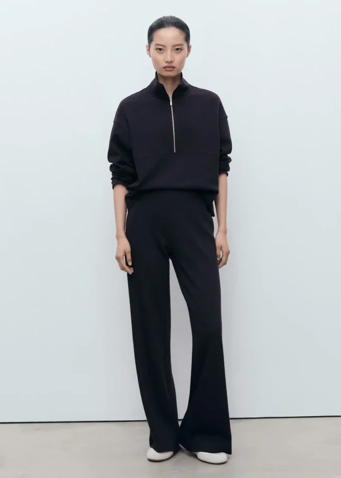 Bluza z golfem i zamkiem błyskawicznym Bluza z golfem i zamkiem błyskawicznym