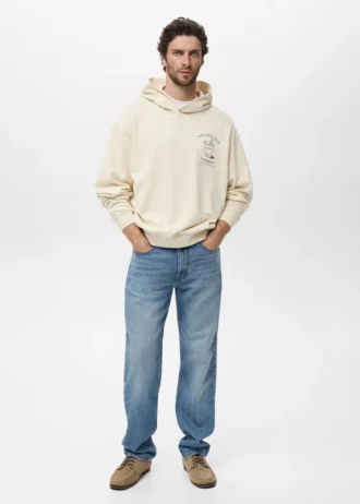 Bluza z kapturem i nadrukiem