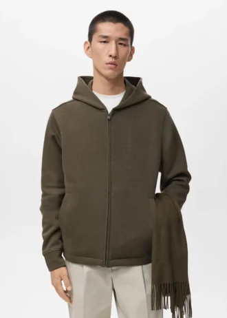 Bluza z kapturem i zamkiem błyskawicznym