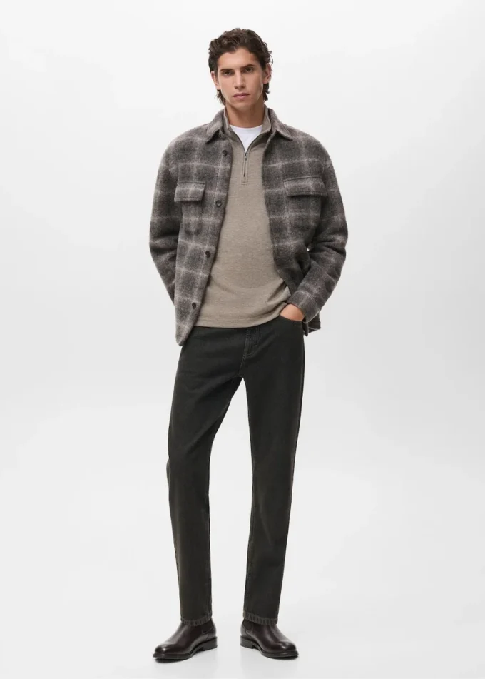 Bluza z kapturem i zamkiem błyskawicznym o regularnym kroju Bluza z kapturem i zamkiem błyskawicznym o regularnym kroju