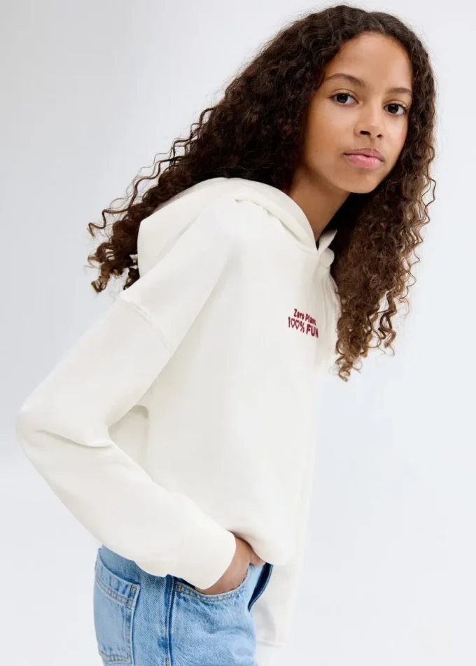 Bluza z kapturem z nadrukiem Bluza z kapturem z nadrukiem