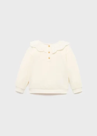 Bluza z kołnierzem babydoll