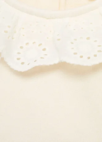 Bluza z kołnierzem babydoll