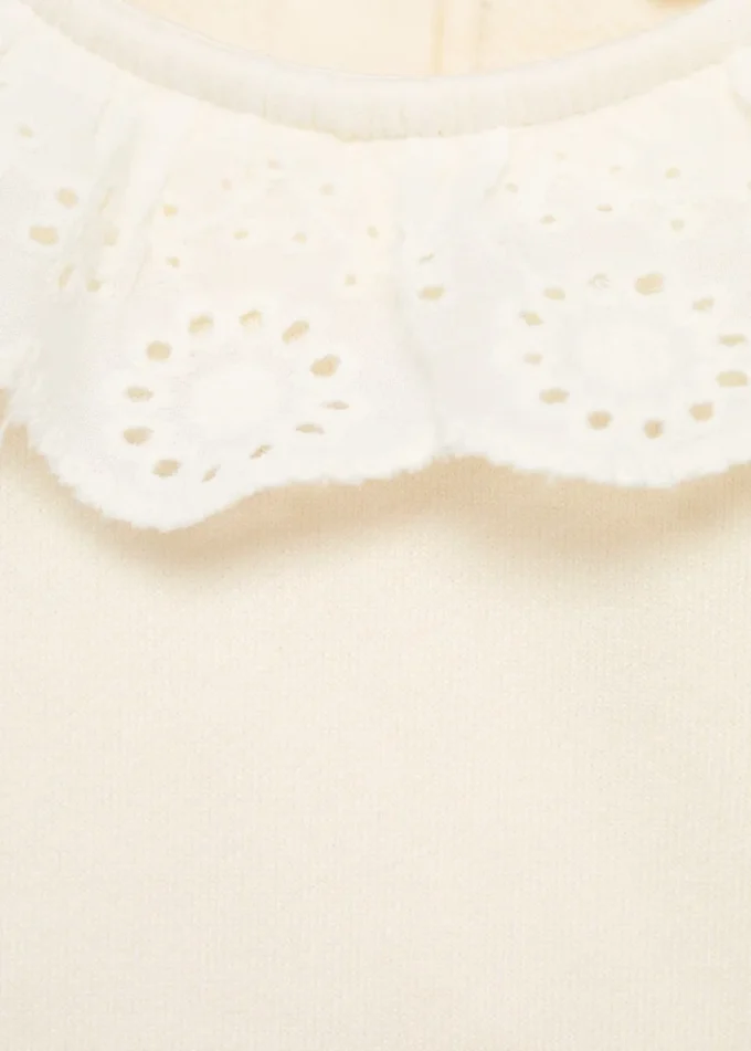 Bluza z kołnierzem babydoll Bluza z kołnierzem babydoll