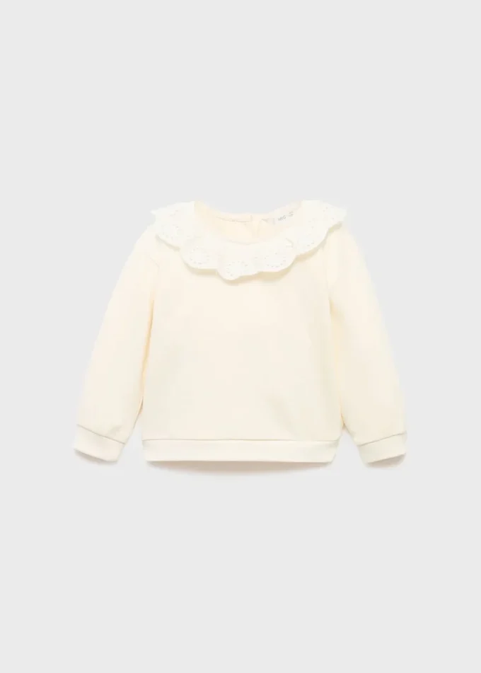 Bluza z kołnierzem babydoll Bluza z kołnierzem babydoll