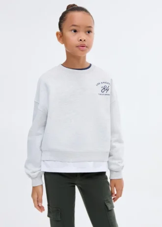 Bluza z kołnierzem koszulowym