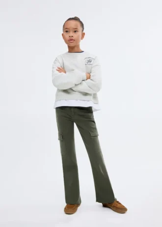 Bluza z kołnierzem koszulowym