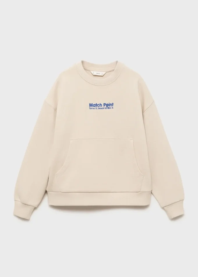 Bluza z nadrukiem i haftem Bluza z nadrukiem i haftem