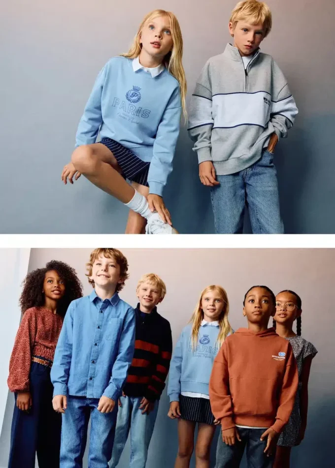 Bluza z nadrukiem i haftem Bluza z nadrukiem i haftem