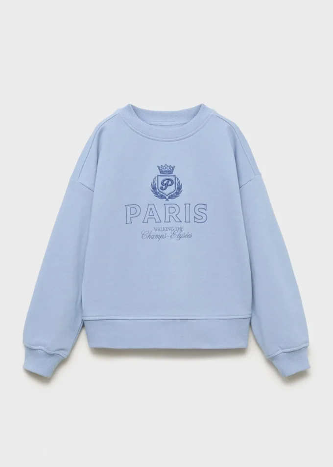 Bluza z nadrukiem i haftem Bluza z nadrukiem i haftem