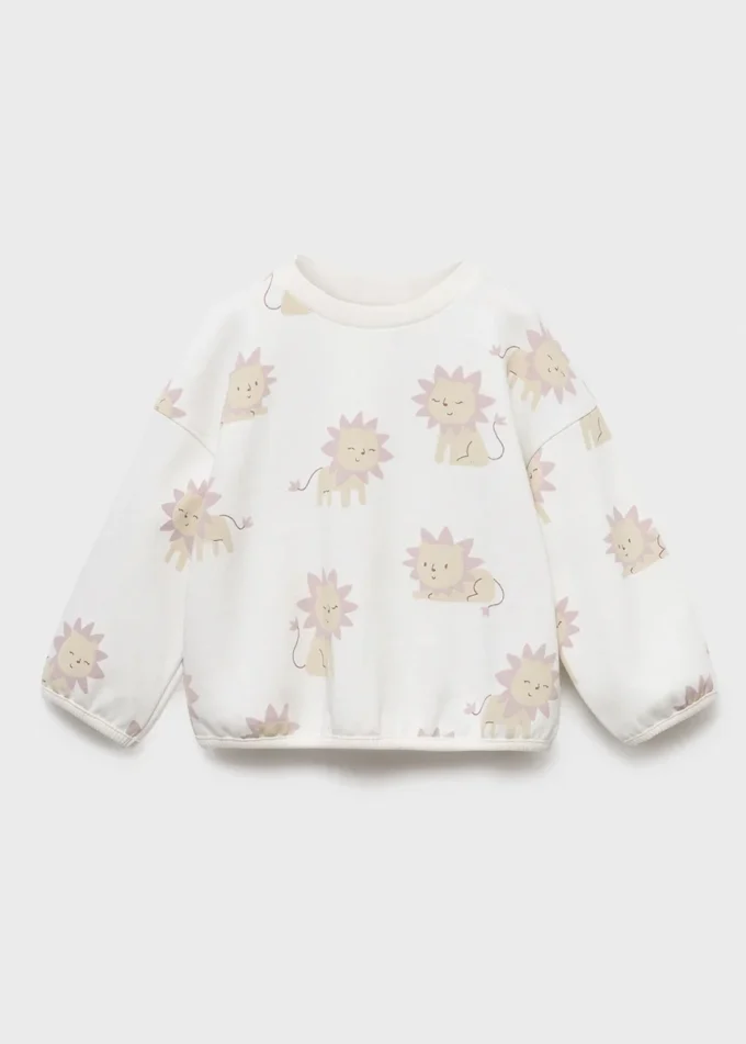 Bluza z nadrukiem lwa Bluza z nadrukiem lwa