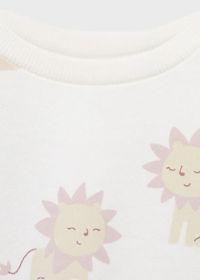 Bluza z nadrukiem lwa Bluza z nadrukiem lwa