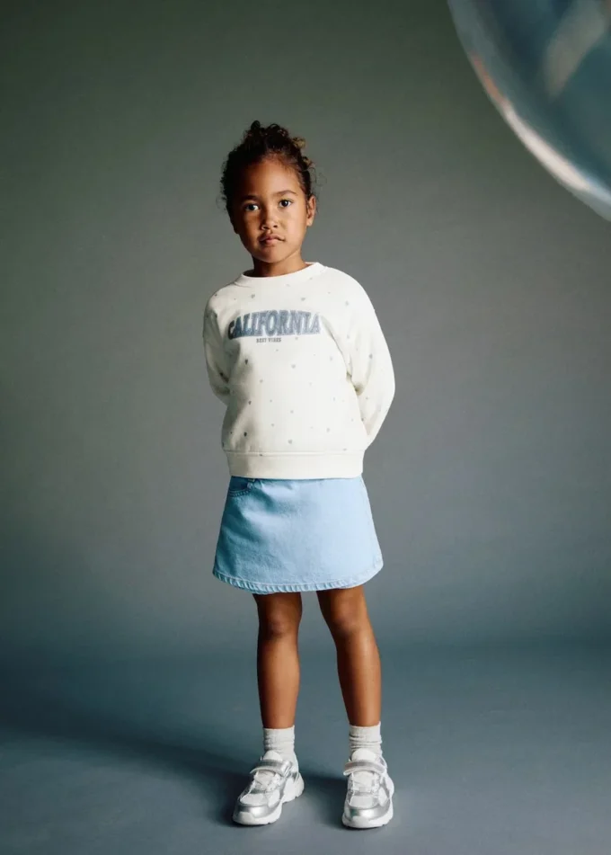 Bluza z nadrukiem serc Bluza z nadrukiem serc