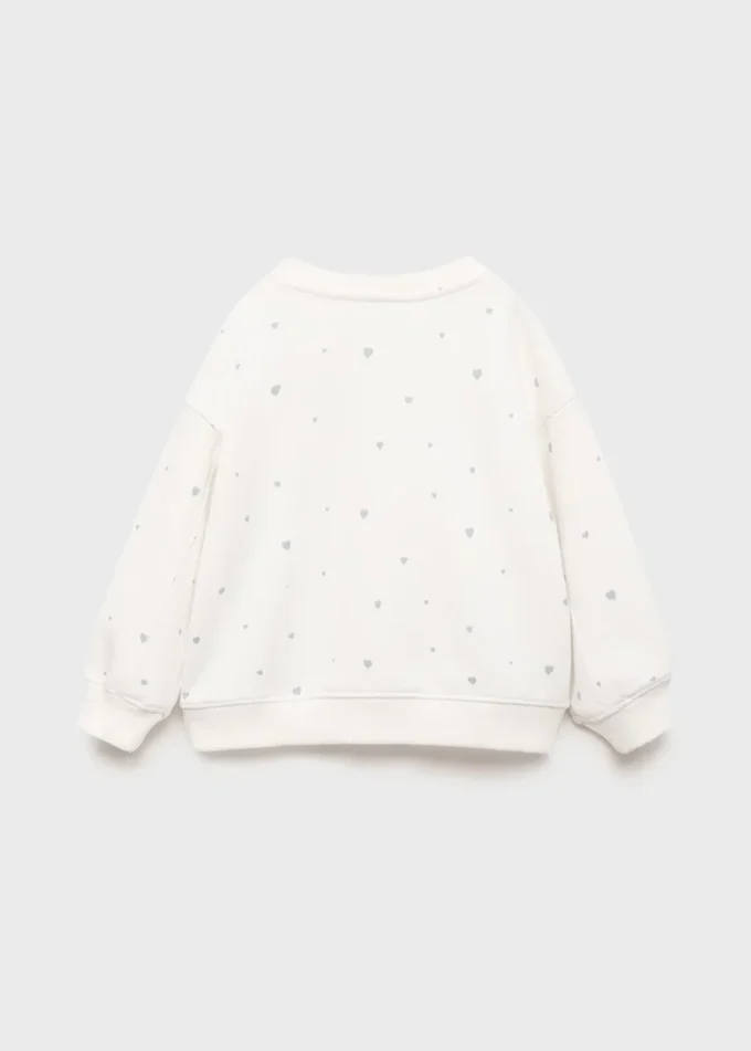 Bluza z nadrukiem serc Bluza z nadrukiem serc