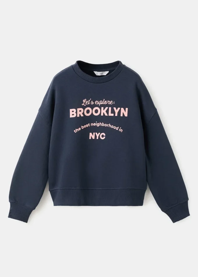 Bluza z nadrukiem z bawełny Bluza z nadrukiem z bawełny