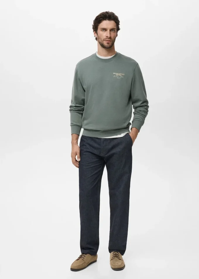 Bluza z nadrukiem z bawełny Bluza z nadrukiem z bawełny