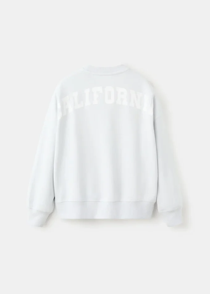 Bluza z nadrukiem z bawełny Bluza z nadrukiem z bawełny