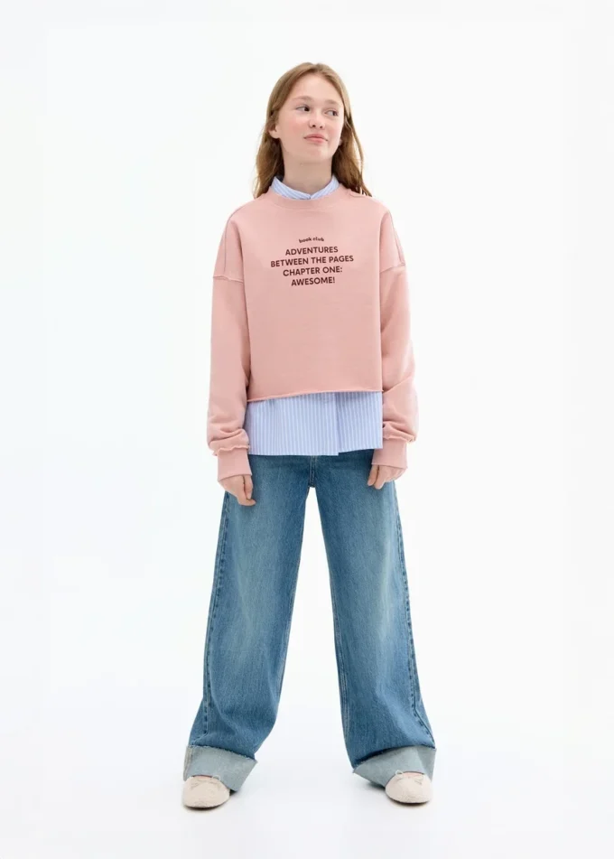 Bluza z nadrukowanym napisem Bluza z nadrukowanym napisem