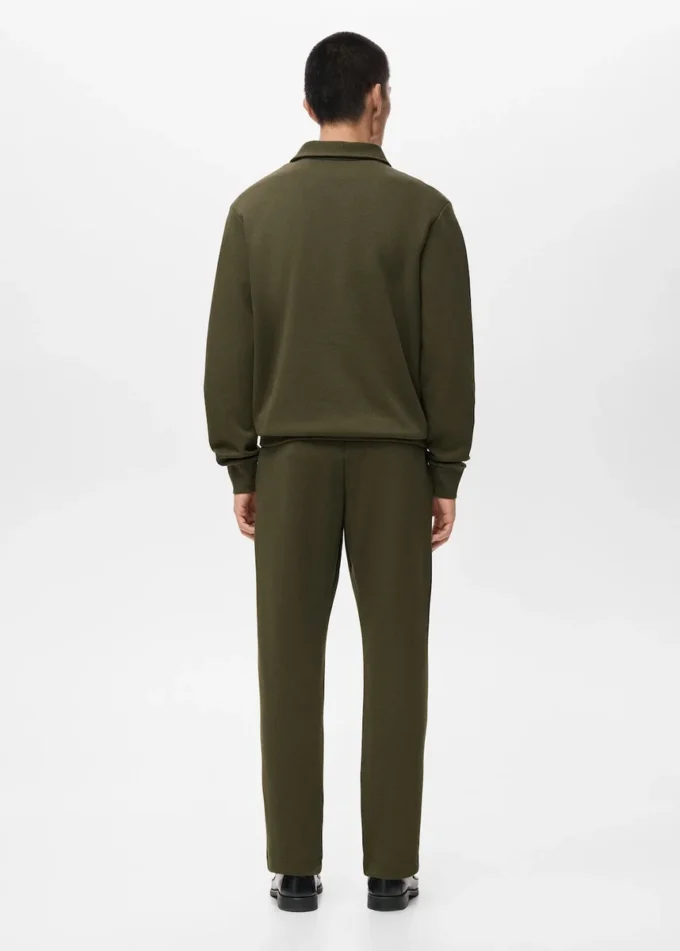 Bluza z zamkiem błyskawicznym o regularnym kroju Bluza z zamkiem błyskawicznym o regularnym kroju