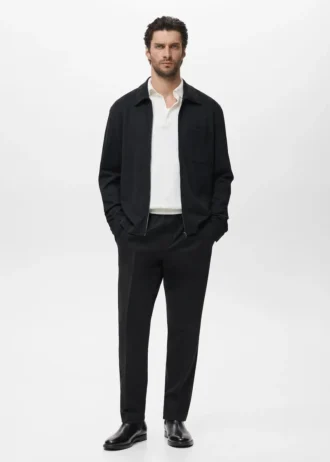 Bluza zapinana na zamek z kieszenią